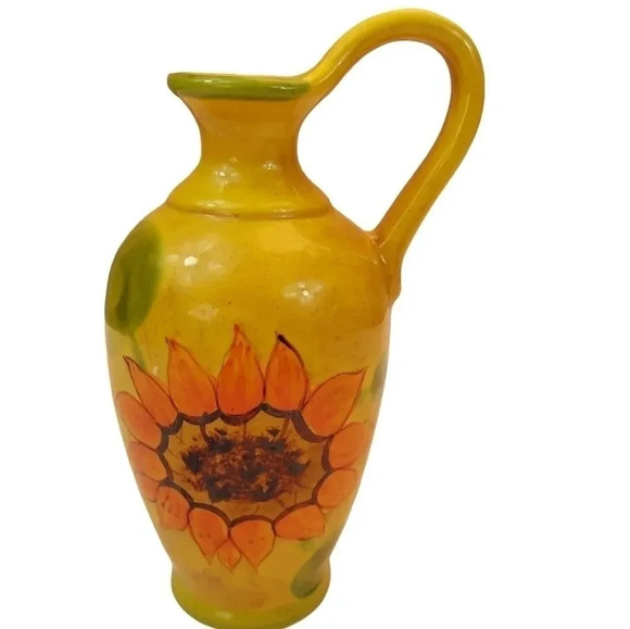 Fleur De Soleil fait main pour Romancing Provence Other - Olive Oil Dispenser/ Decanter Fleur de Soleil by ROMANCING PROVENCE